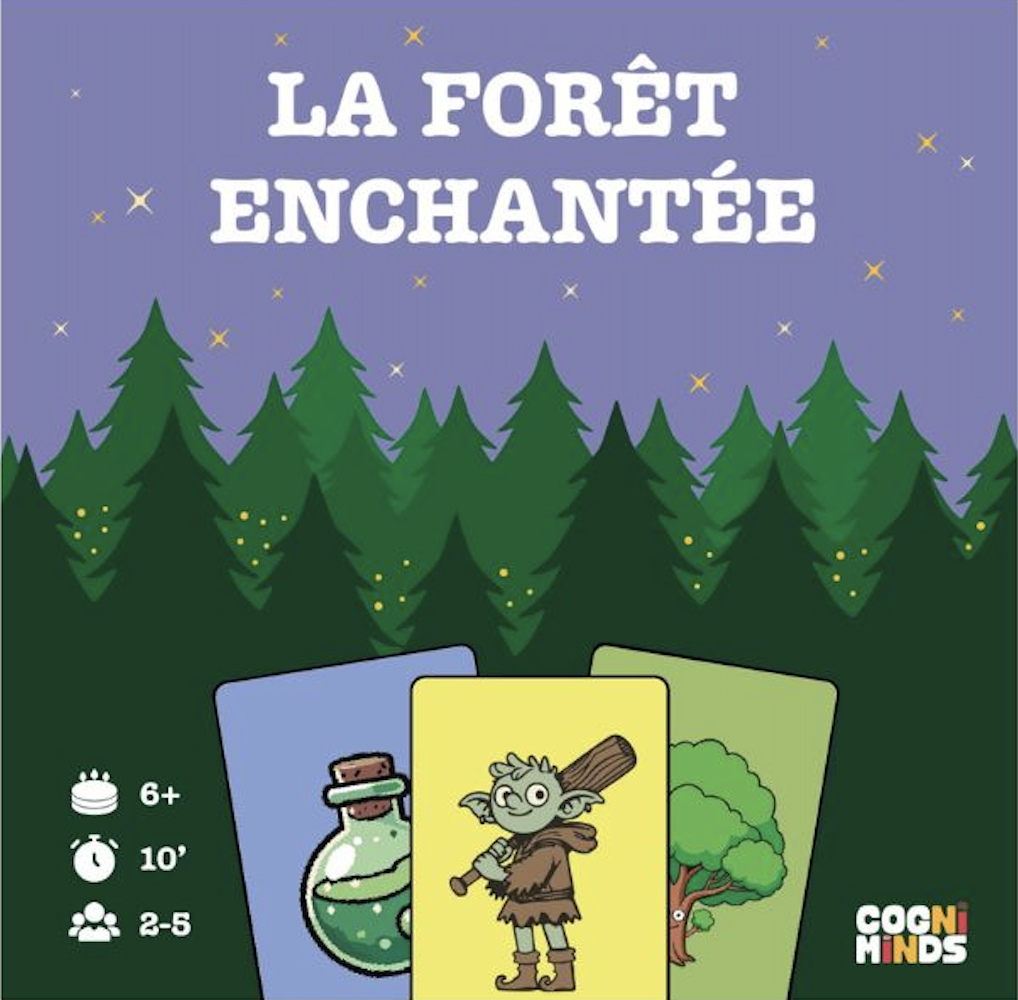 Jeu de société CogniMinds La Forêt Enchantée destiné à renforcer la mémoire et la concentration 
